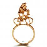 Couple On Bicycle Ring