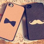 Moustache / Bowtie iPhone 4/4S or Samsung i9220 Case