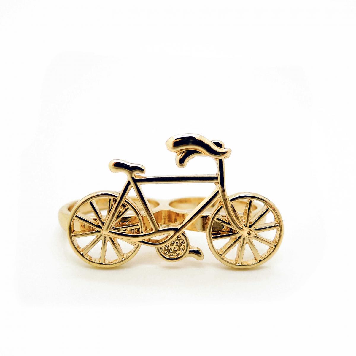 Double Finger Bicycle Ring